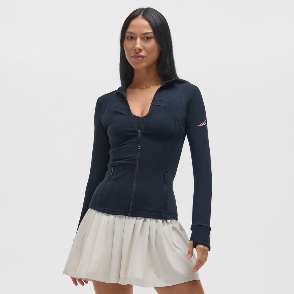 Lululemon x New England Patriots NFL Women's 4 Define Jacket *Luon Navy Blue